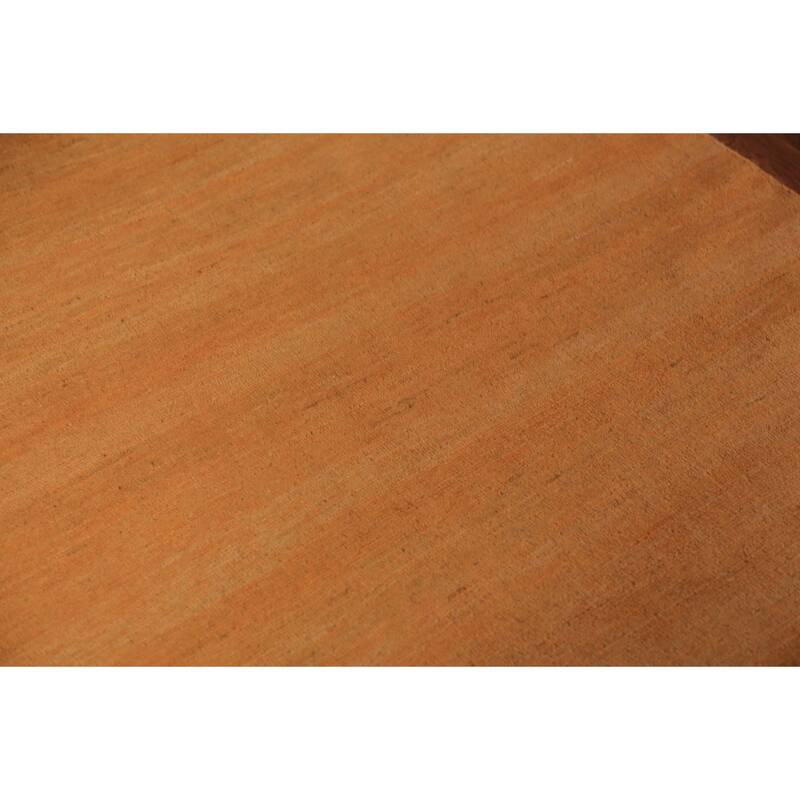 Gabbeh Modern Oriental Rug Handmade Stripe Tribal Wool Carpet - 4'10" x 5'10"