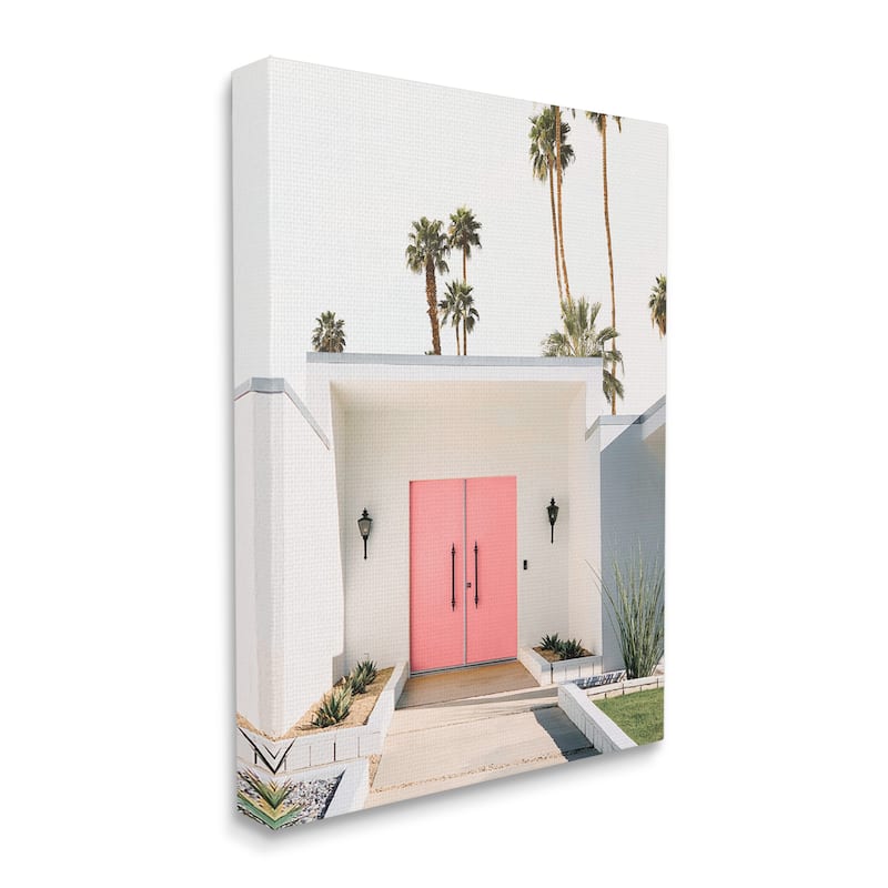 Stupell Palm Springs Pink Door Canvas Wall Art Design by Sisi and Seb ...