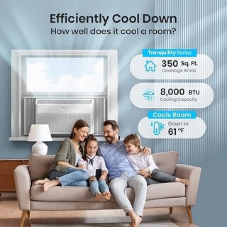 TOSOT 8,000 BTU Window Air Conditioner - Quiet Operation, Energy Star ...