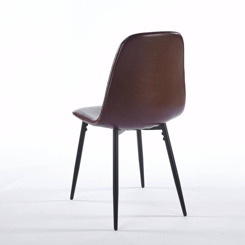 Modern Dining Chair with Durable Design, Easy-Clean Surface and Simple Assembly for Kitchen or Office