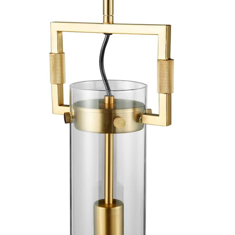 Zeus Crystal & Gold 1 LED light Pendant - N/A