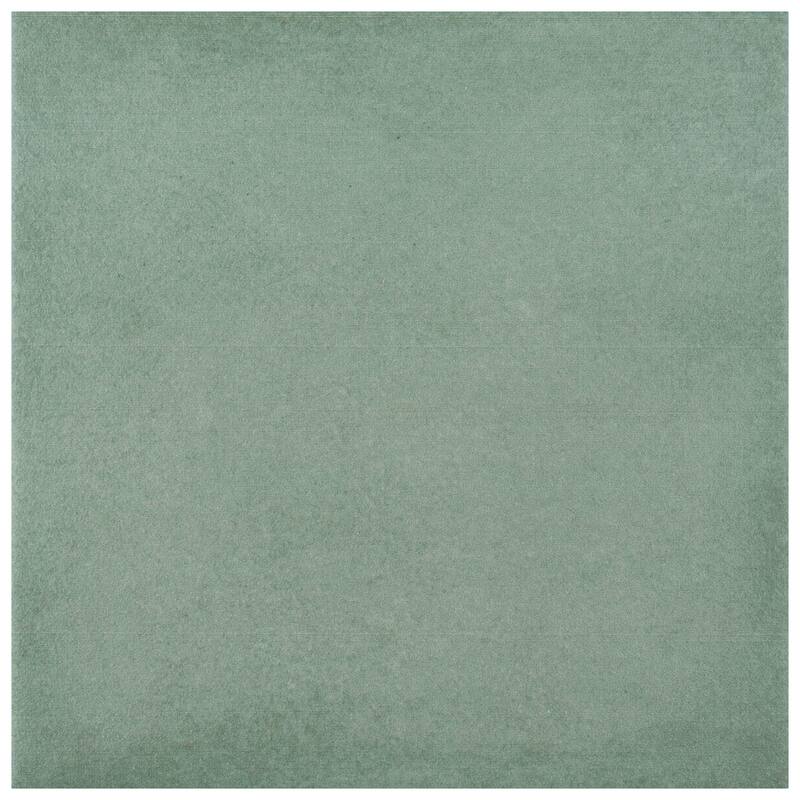 Merola Tile Matter Green 6" x 6" Porcelain Floor and Wall Tile