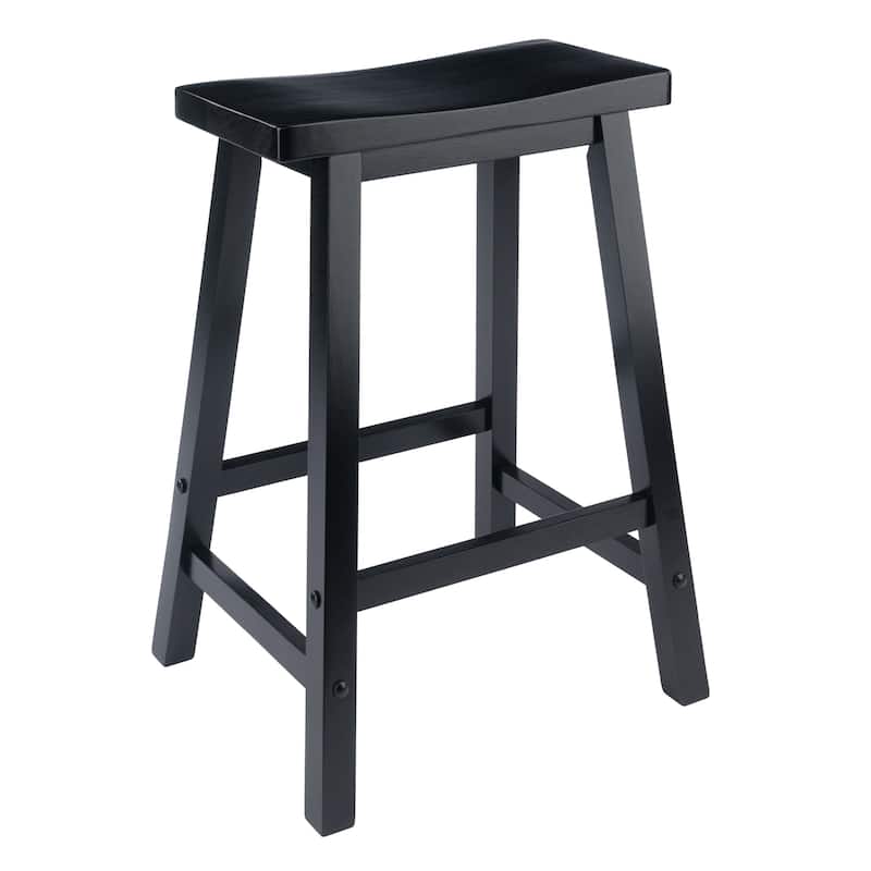 Saddle Seat Counter Stool - 17.48 x 14.47 x 24 inches