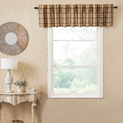 Cider Mill Plaid Valance 16x90 - M