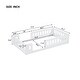 preview thumbnail 17 of 24, Twin Size Platform Bed with Guardrail and Semi-enclosed Fence