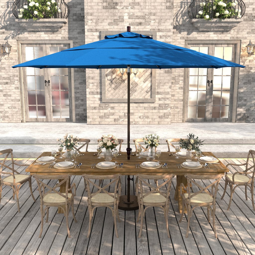 North Bend 11-foot Crank Open Bronze Umbrella by Havenside Home