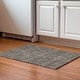 preview thumbnail 98 of 132, Premium Washable Super Soft Stripe Ombre Mayfield Rug Taupe - 1'8" x 2'6"