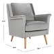 preview thumbnail 9 of 37, SAFAVIEH Astrid Mid-century Arm Chair - 28.7" x 28.4" x 33.9"