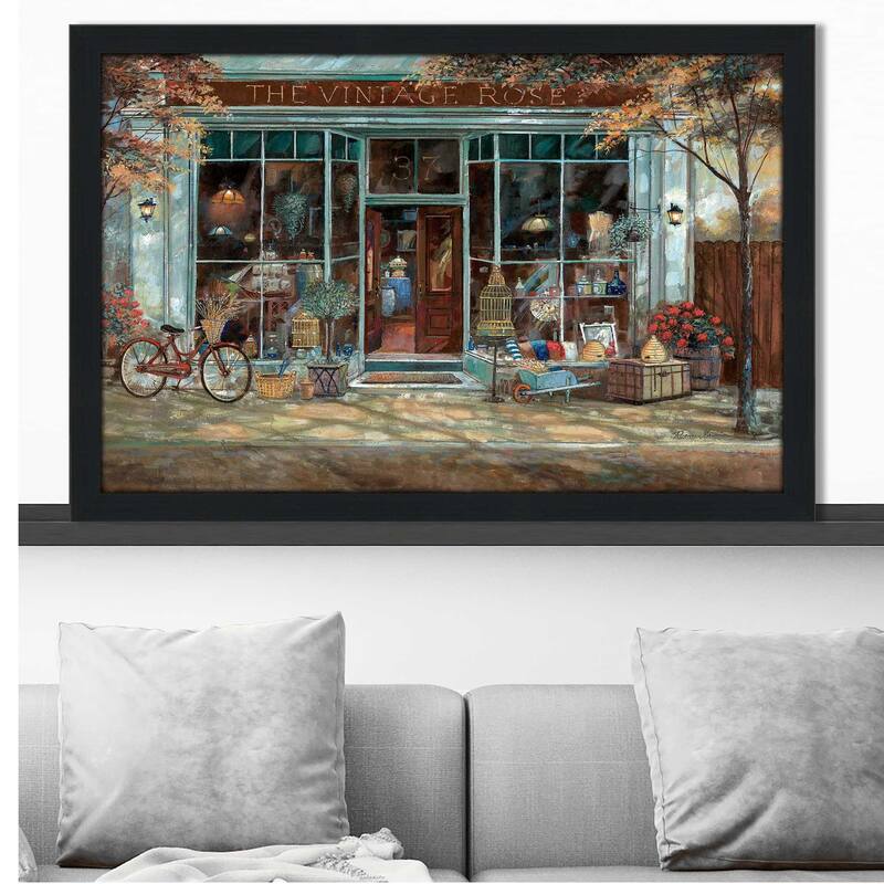 "Vintage Rose Revisited" by Ruane Manning Print on Acrylic