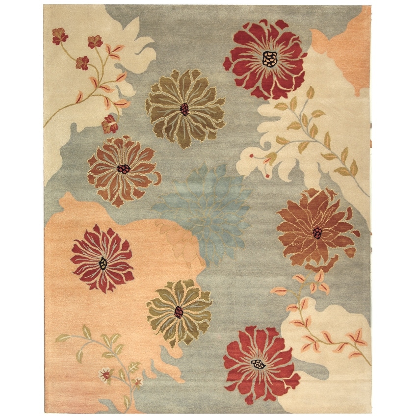 SAFAVIEH Handmade Metro Balbine French Country Floral Wool Rug