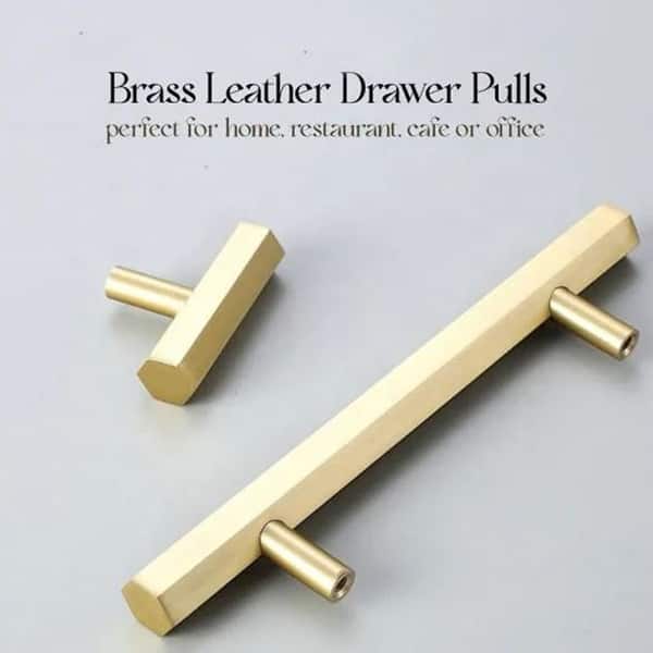 Brizza 6-5/16 in.160 mm Hexagon Gold Cabinet Handle Drawer Pull - Bed Bath  & Beyond - 35423339