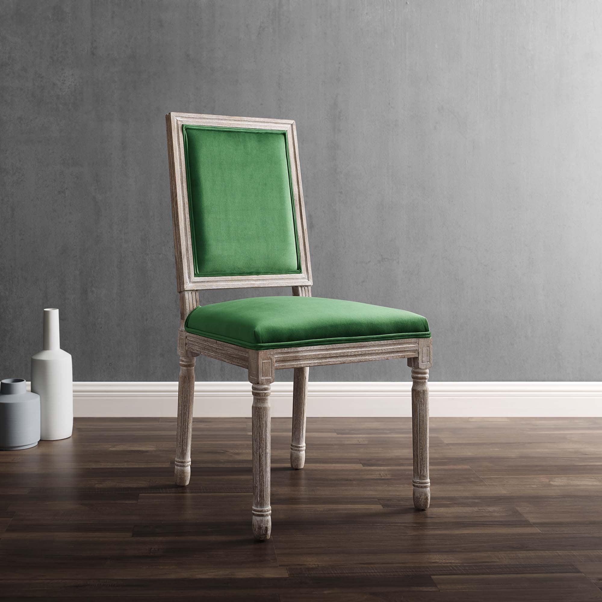 Vintage green dining chairs outlet