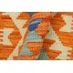 preview thumbnail 8 of 7, Turkish Retro Chic Ean Hand-Woven Kilim Rug - 2'2'' x 3'0'' - 2'2'' x 3'0''