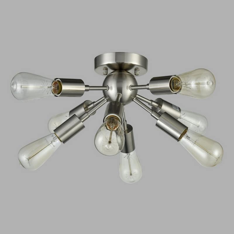 Firenze Sputnik Sphere Chandelier 8-Light Flush Mount Ceiling Light