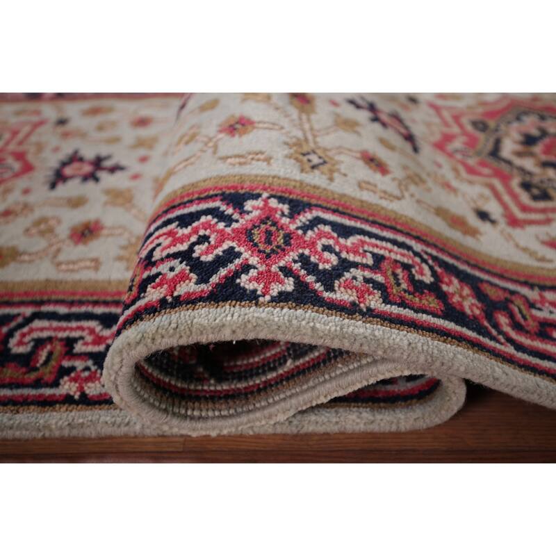 Kazak Indian Runner Rug Hand-Knotted Wool Carpet - 2'7"x 8'0"