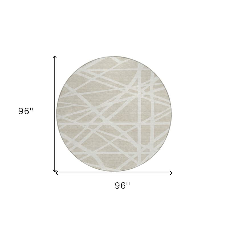 HomeRoots Geometric Transitional Rectangle Outdoor Rug