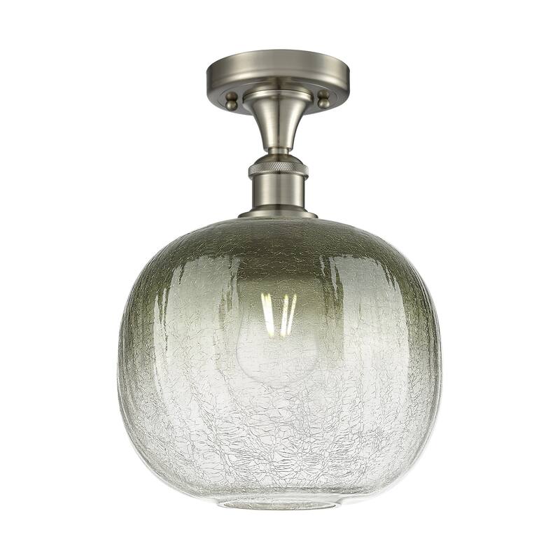 Innovations Lighting Endless Possibilities Ballston - Brookhaven Sphere - 1 Light 11" Semi-Flush Mount
