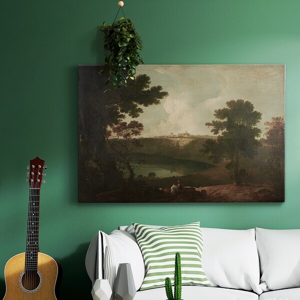 Vintage Landscape -CDXX -Gallery Wrapped Canvas - Bed Bath