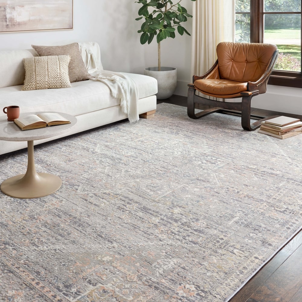 Alexander Home Heather Medallion Dimensional Area Rug