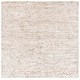 preview thumbnail 12 of 11, SAFAVIEH Handmade Aspen Shag Ashton Solid Wool Rug 7' x 7' Square - White/Beige