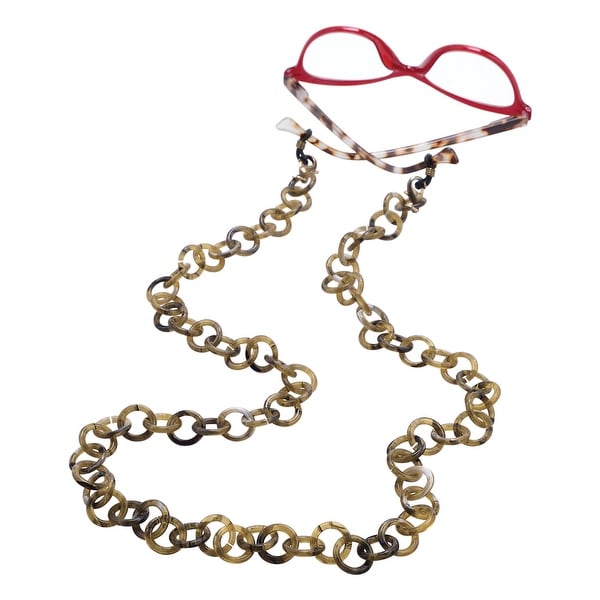 one eye glasses on chain