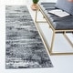preview thumbnail 39 of 99, SAFAVIEH Evoke Erika Modern Abstract Distressed Rug 2'2" x 11' Runner - Ivory/Dark Grey - Runner