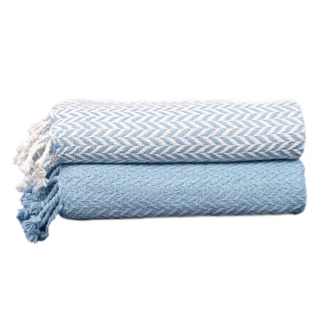 Modern Threads 100-percent Cotton Monaco Throws (Set of 2)