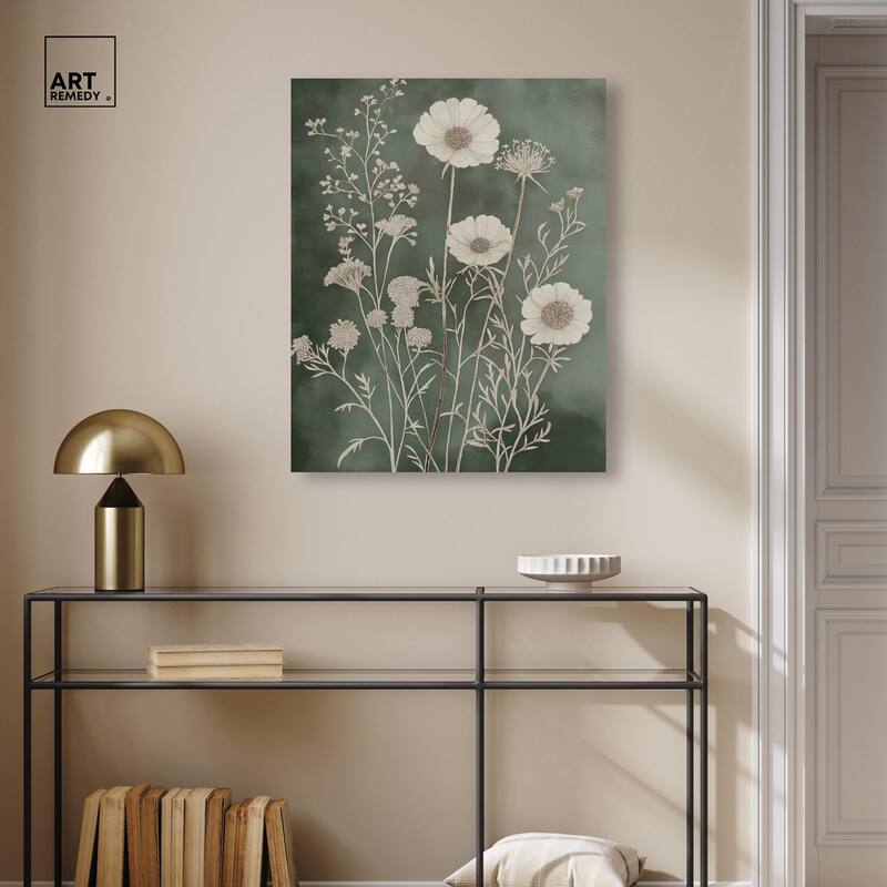 Airy Green Garden Canvas by Art Remedy, Gallery Wrapped