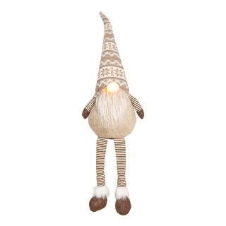 Dangle Leg Gnome Figurine w/LED