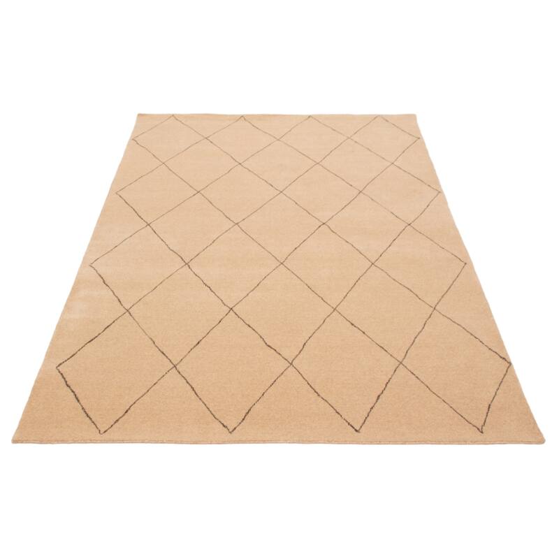 Kashkuli Gabbeh Beige Rug 6'8" x 9'9" - 6'8 x 9'9