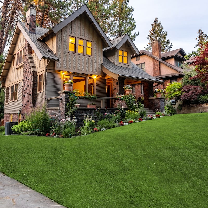Green Haven Artificial Turf: UV-Protected, Multi-Size Outdoor Grass