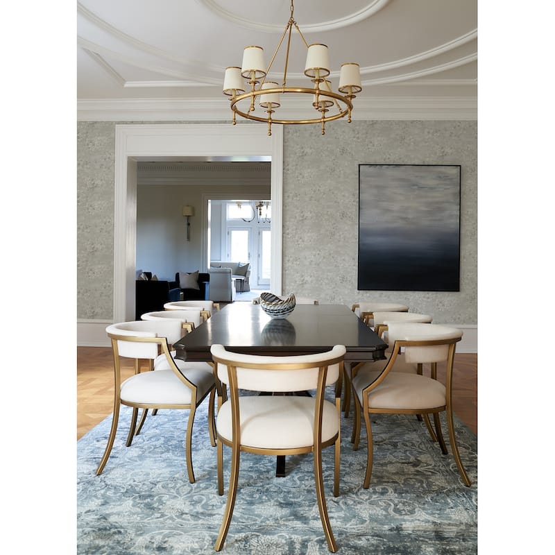 A-Street Prints Arian Silver Inkburst Wallpaper