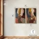 preview thumbnail 35 of 59, Contemplation Dialogue Abstract Art Set Canvas Print by Art Remedy