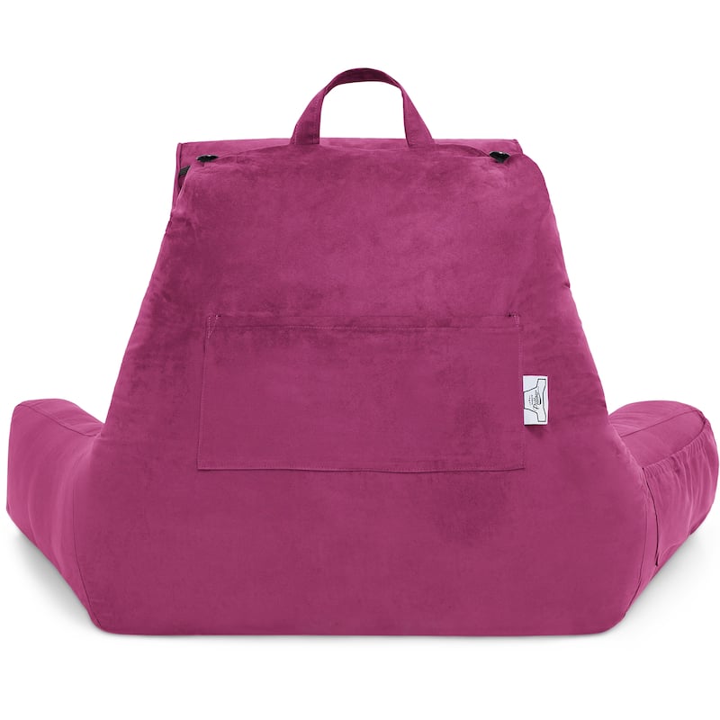 Husband Bedrest Micro-Suede Reading Pillow