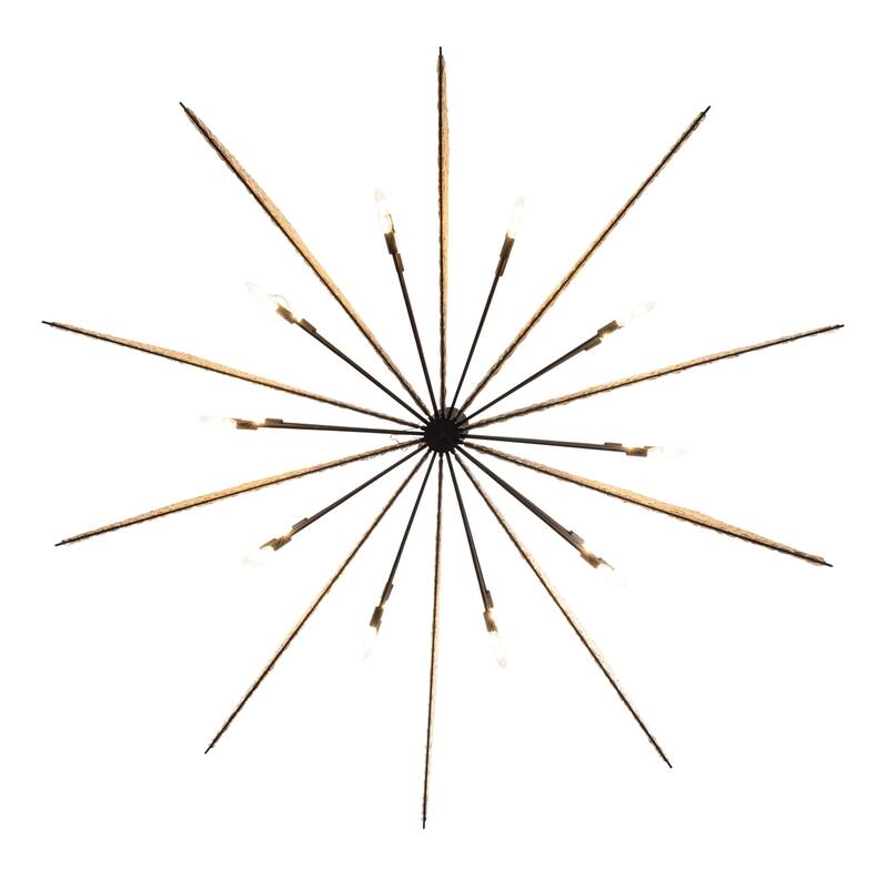 Varaluz Machina Chandelier - Matte Black/Sulihiya