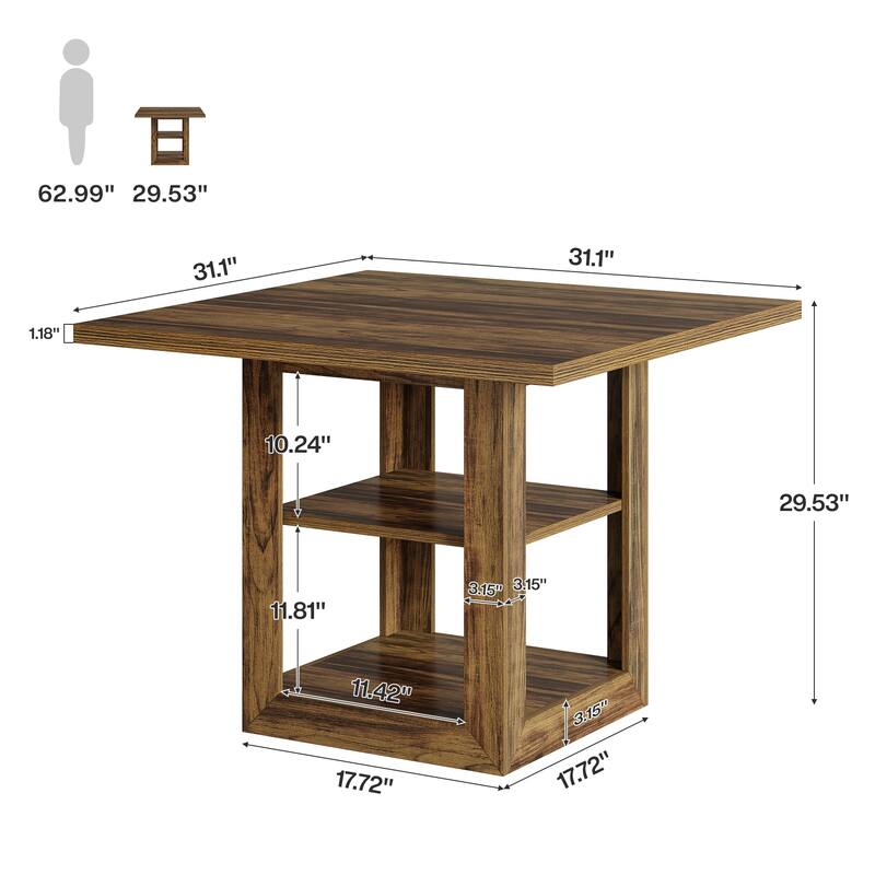 Square Kitchen Table