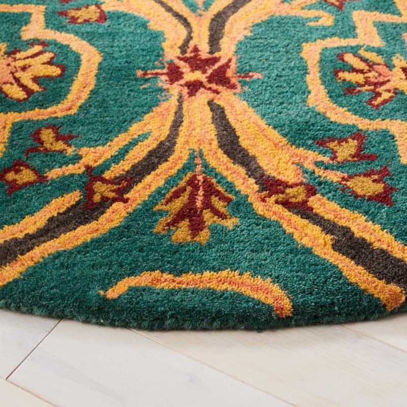 SAFAVIEH Handmade Heritage Argyle Traditional Wool Rug