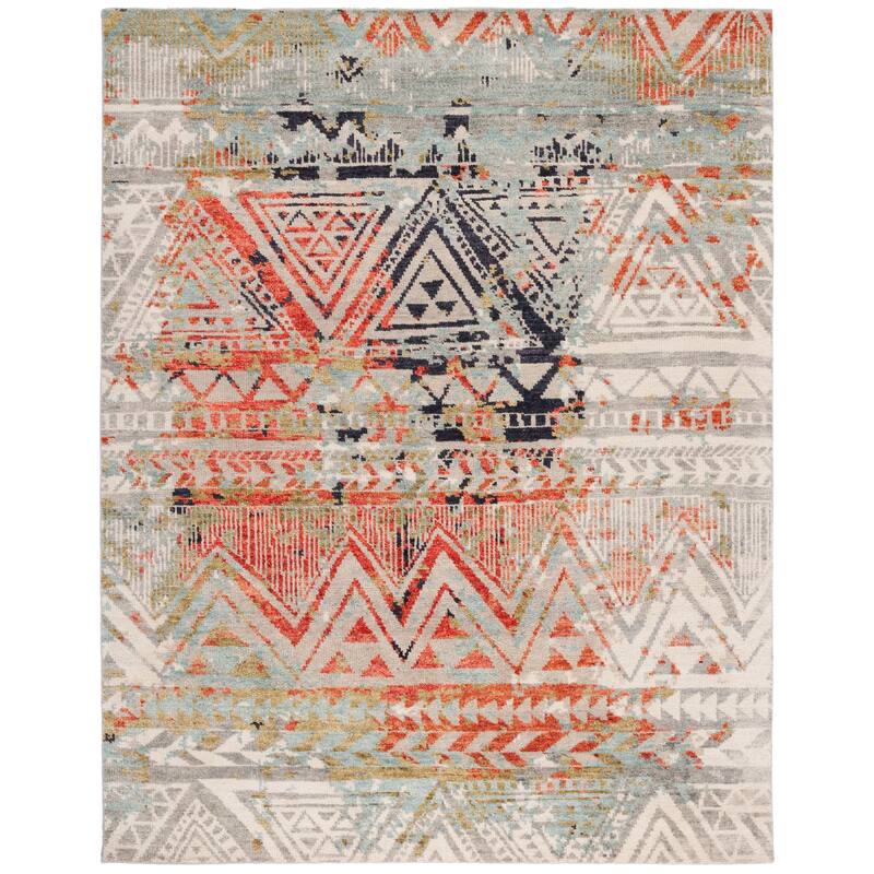 SAFAVIEH Hand-Knotted Samarkand Amabel Traditional Wool Rug