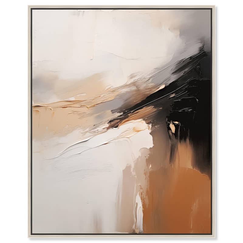 Baked Clay II Canvas by Art Remedy - Silver - 16" x 20"
