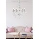 preview thumbnail 8 of 6, Verona 8-Light 28 in. Chandelier (Available in Chrome and Gold)