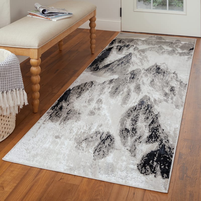 Jewel 39N2F Abstract Modern Area Rug
