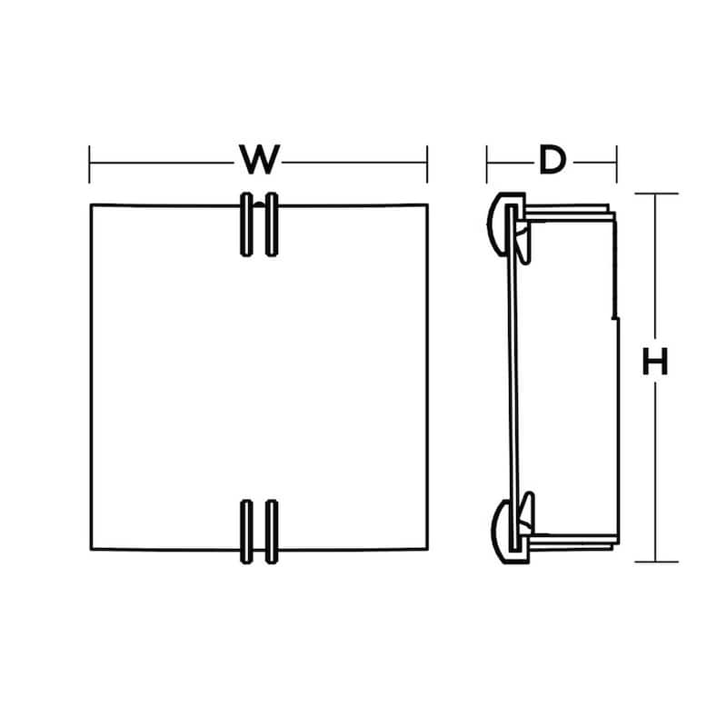 AFX CES111214LAJUD Century 12" Tall ADA Commercial LED Bathroom Sconce