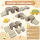 preview thumbnail 3 of 16, Indoor Soft Foam Climber Play Sets 7 in 1, Soft Play Equipment Climb and Crawl Playground for Toddlers, Kids Crawling