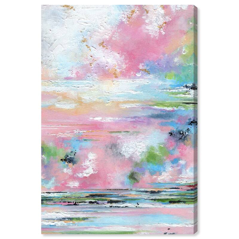 Wynwood Studio Canvas Abstract The Sound of Freedom Pink and Modern & Contemporary Wall Art Canvas Print