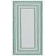 preview thumbnail 51 of 140, SAFAVIEH Courtyard Vickie Indoor/ Outdoor Waterproof Patio Backyard Rug 2'7" x 5' - Ivory/Green
