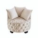 preview thumbnail 23 of 23, Contemporary Upholstered Tufted Leisure Accent Chair