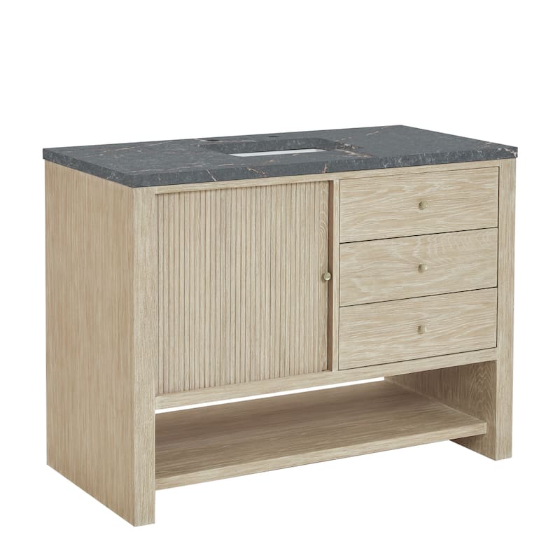James Martin Vanities D404-V48-3PBL Marigot 48" Single Basin Wood