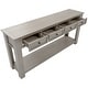preview thumbnail 4 of 47, Merax Rustic Console Table with Storage Drawers and Bottom Shelf