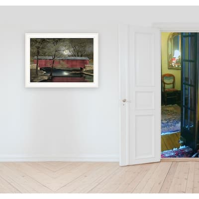 TrendyDecor4U Farmhouse "Warm Summer's Eve" Framed Print Wall Art by Billy Jacobs