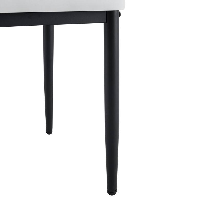 Ergonomic PU Dining Chair with Adjustable Stability, Perfectly blends comfort and elegance